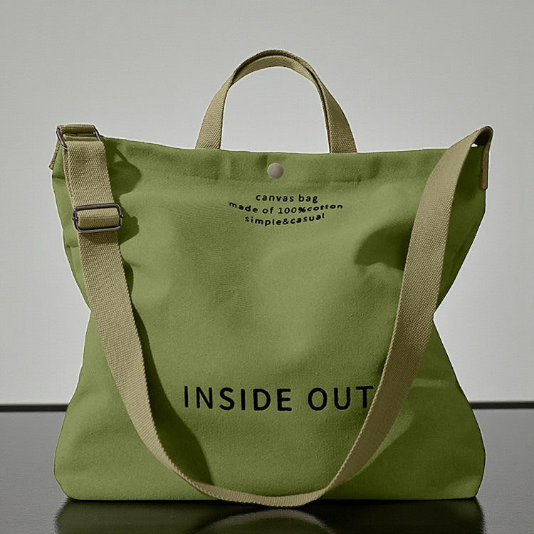 Woman Canvas Tote Bag, High-End Versatile Shoulder Bag