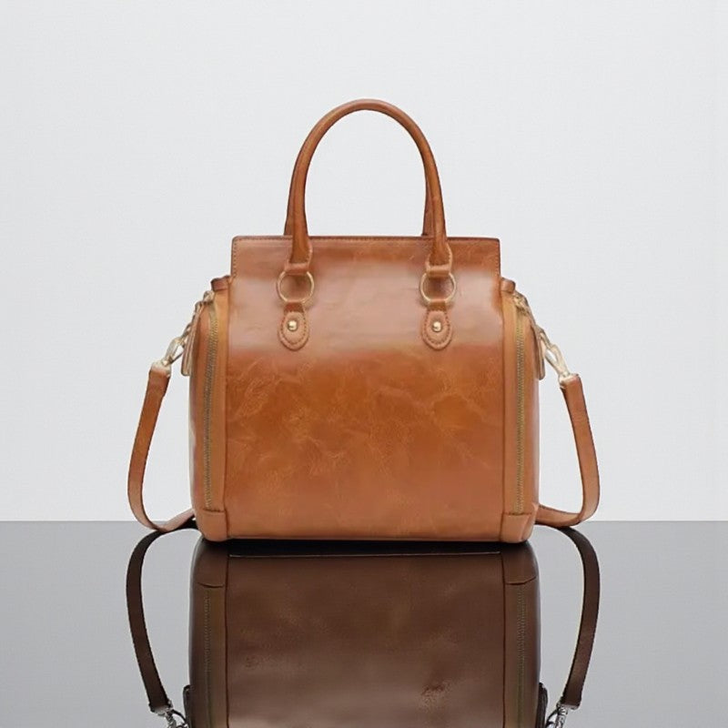 Women's Multifunctional Leather Shoulder Bag Handbag