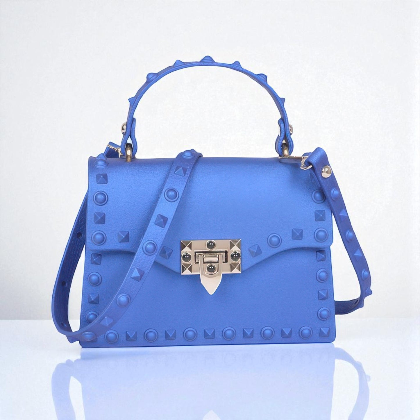 Monotone Studded Clutch