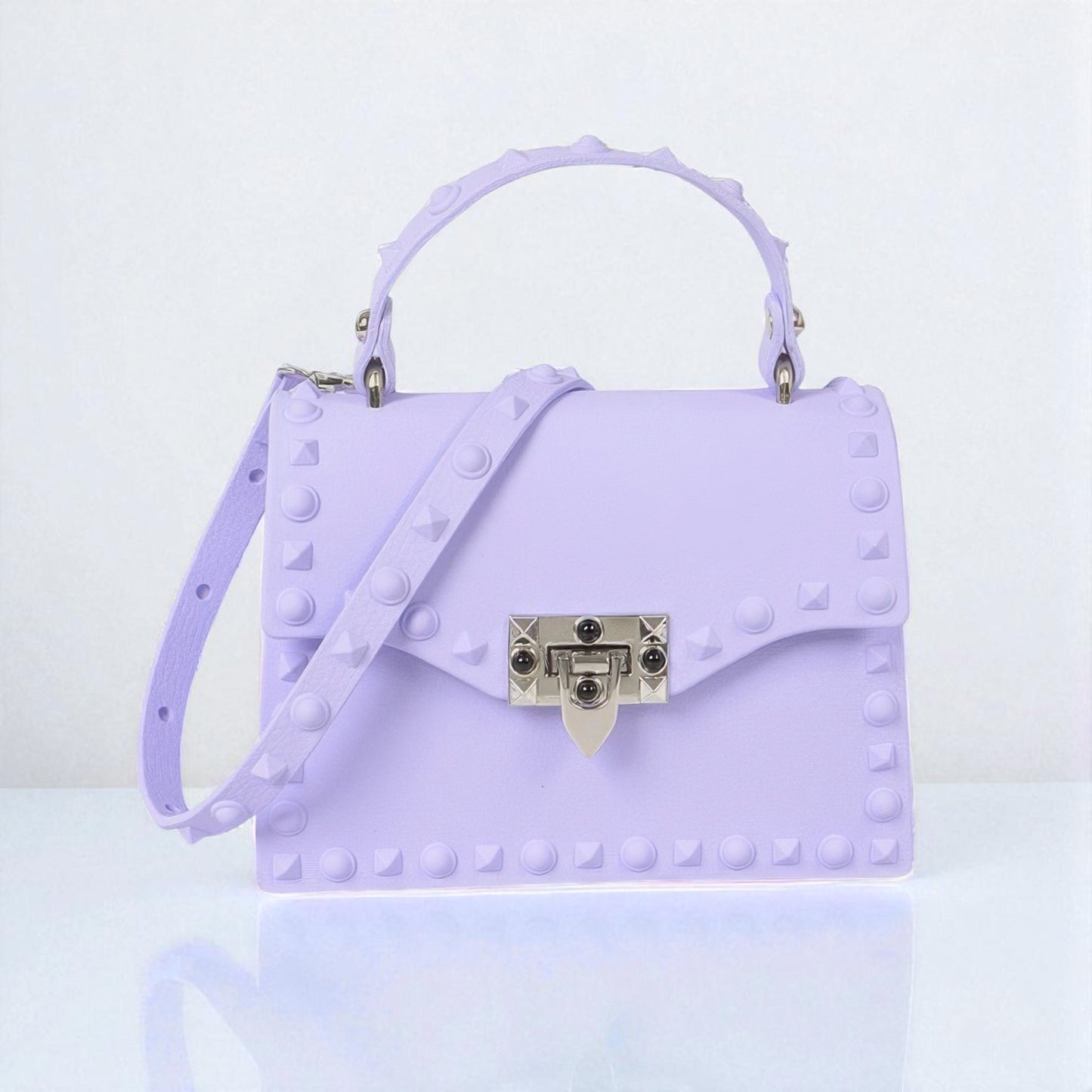 Monotone Studded Clutch