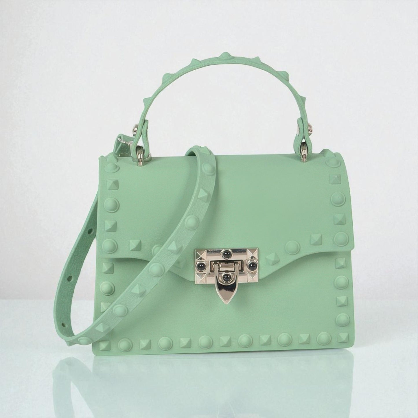 Monotone Studded Clutch