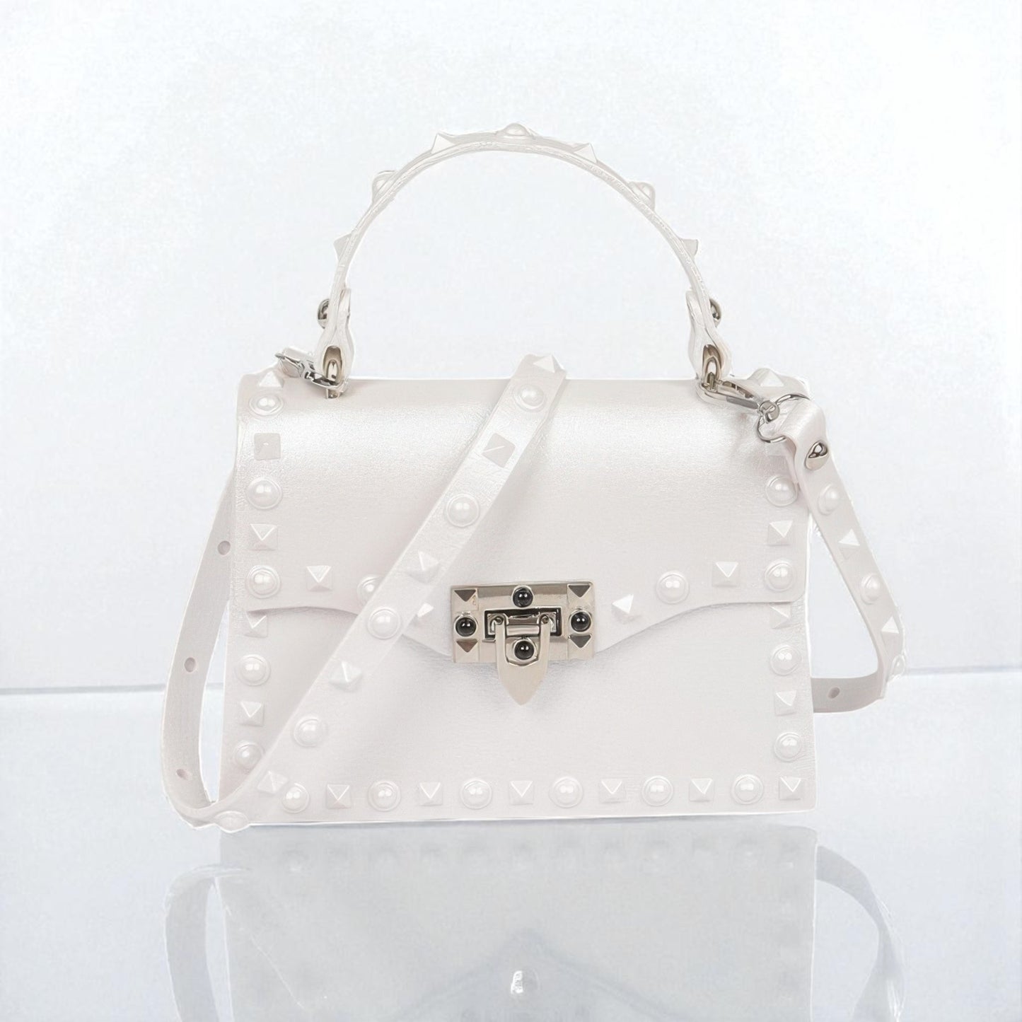 Monotone Studded Clutch
