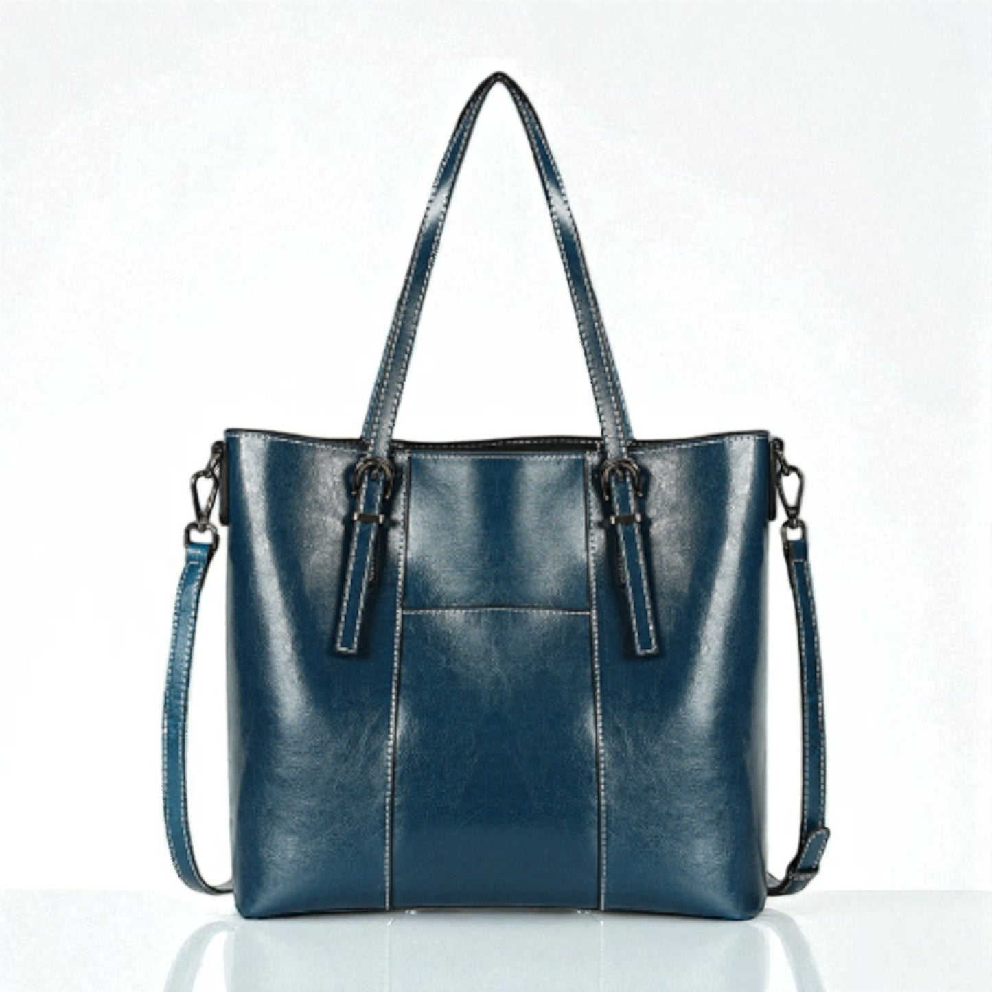 Genuine Leather Cowhide Tote Bag