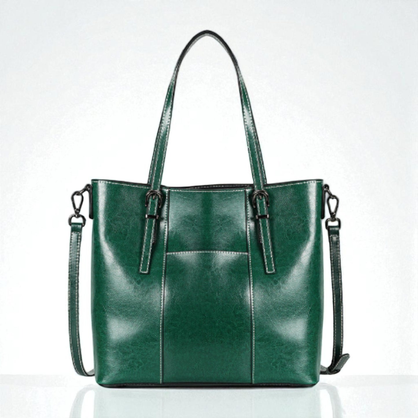 Genuine Leather Cowhide Tote Bag