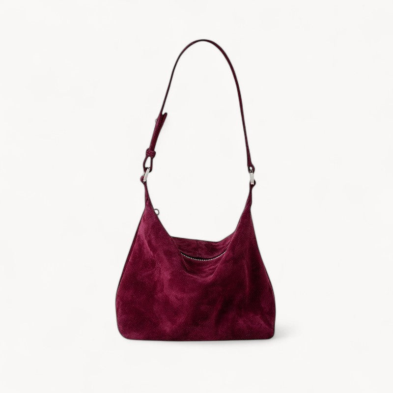 Goat Skin Suede Tote Bag