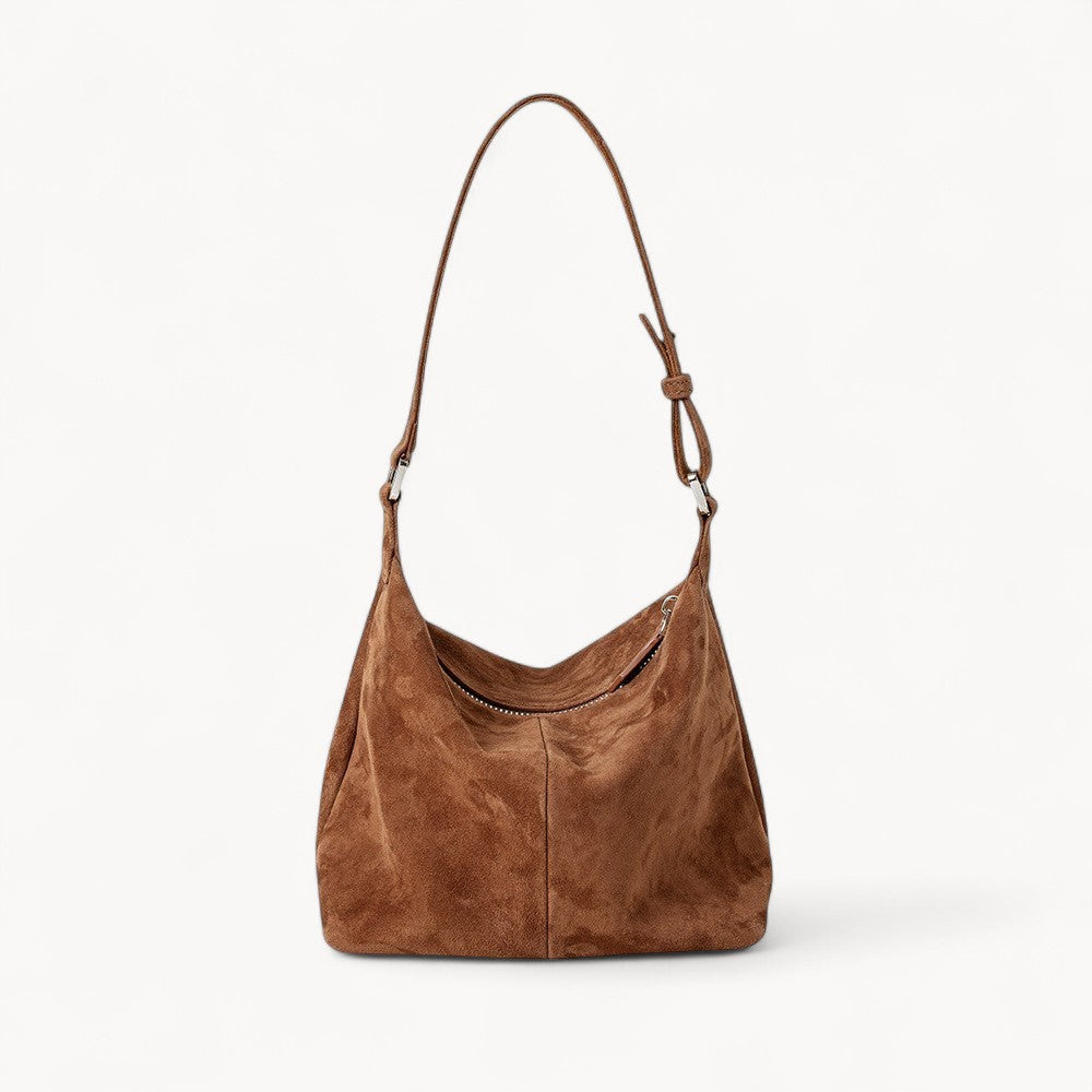 Goat Skin Suede Tote Bag