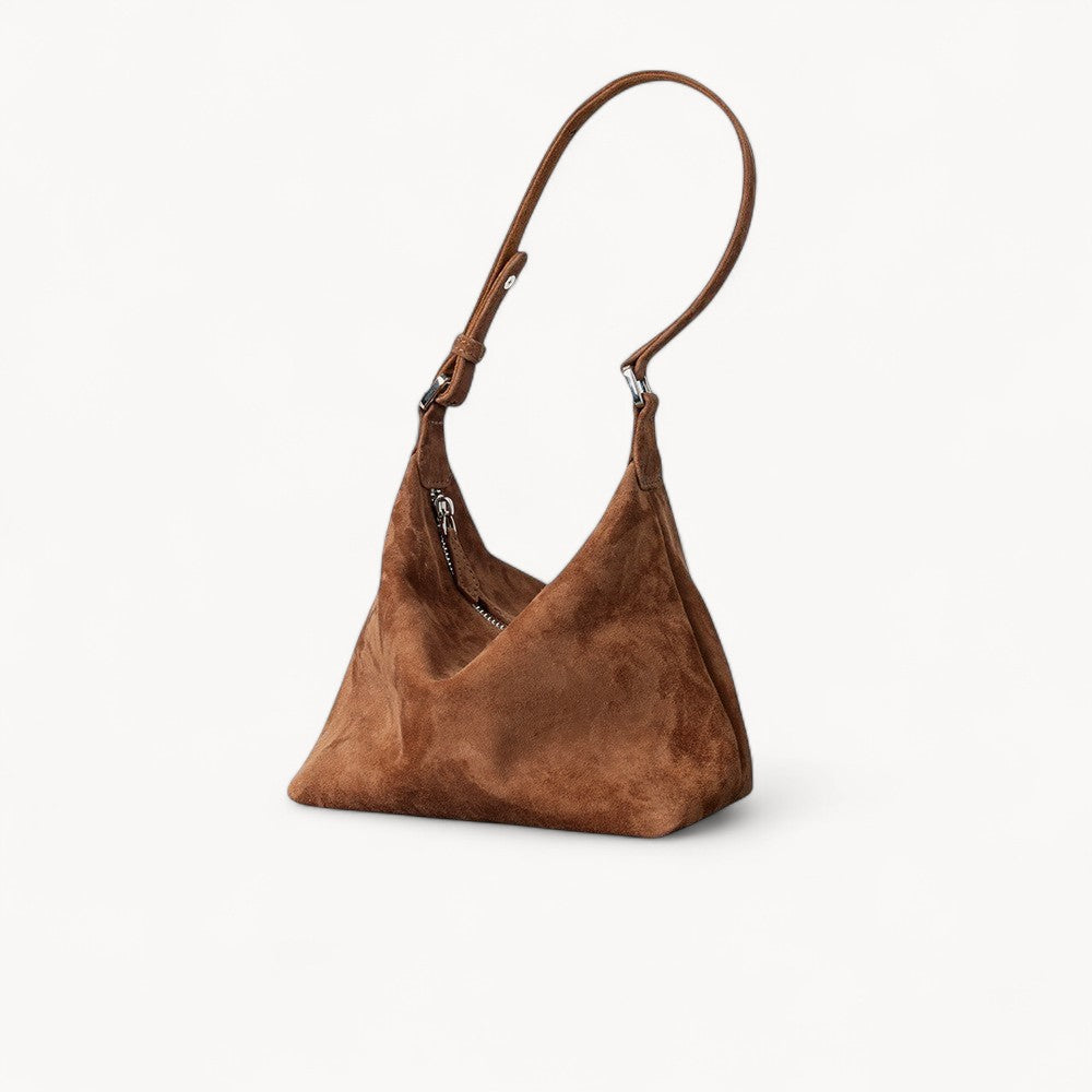 Goat Skin Suede Tote Bag
