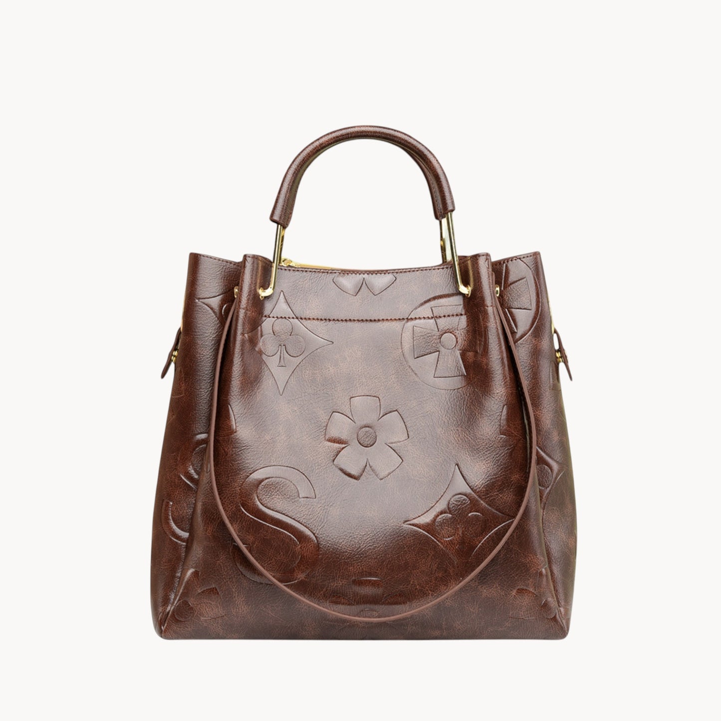 Women's Fashion Embossed Tote Bag