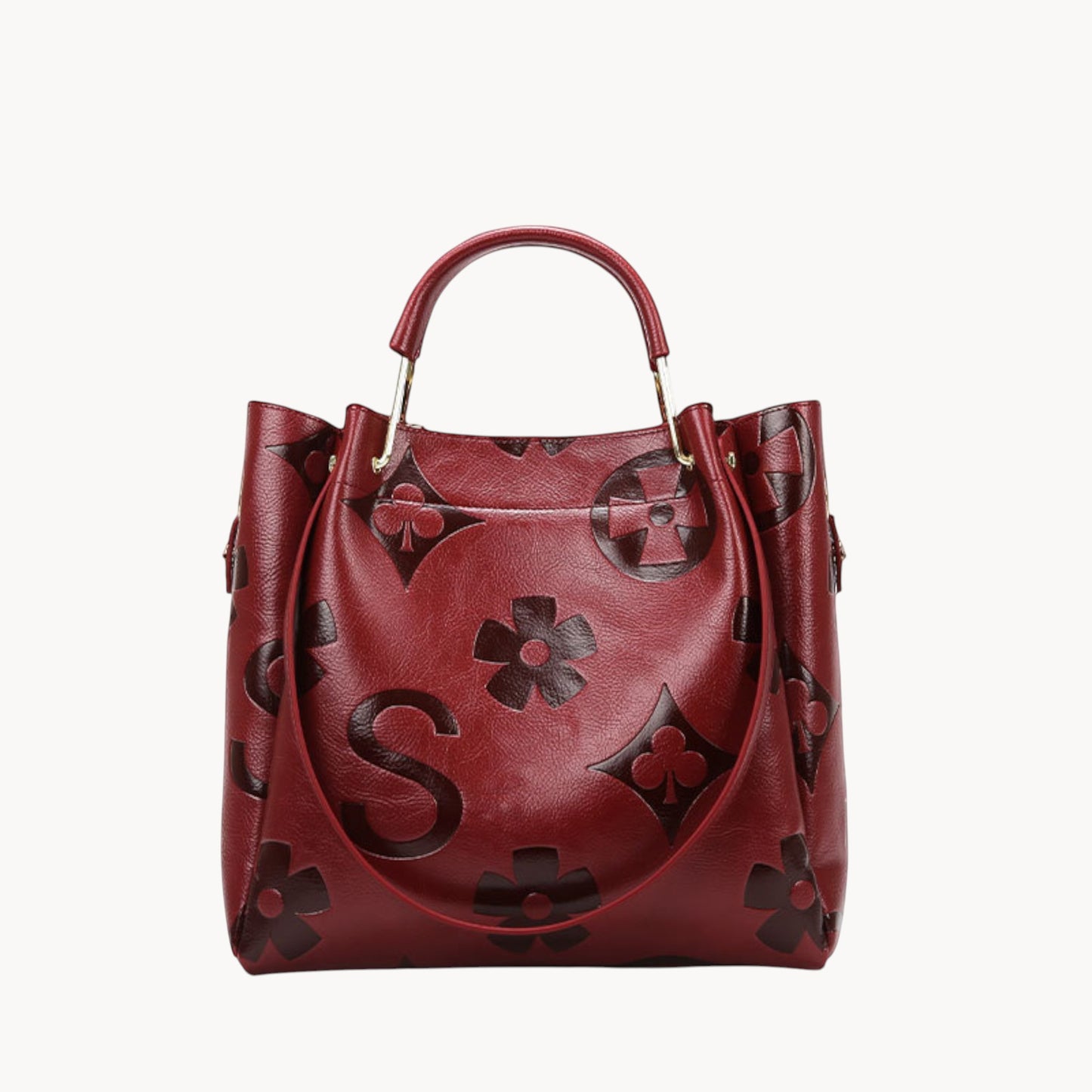 Women's Fashion Embossed Tote Bag