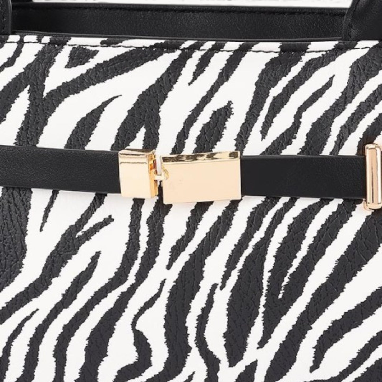 The Milan Zebra Shoulder Bag