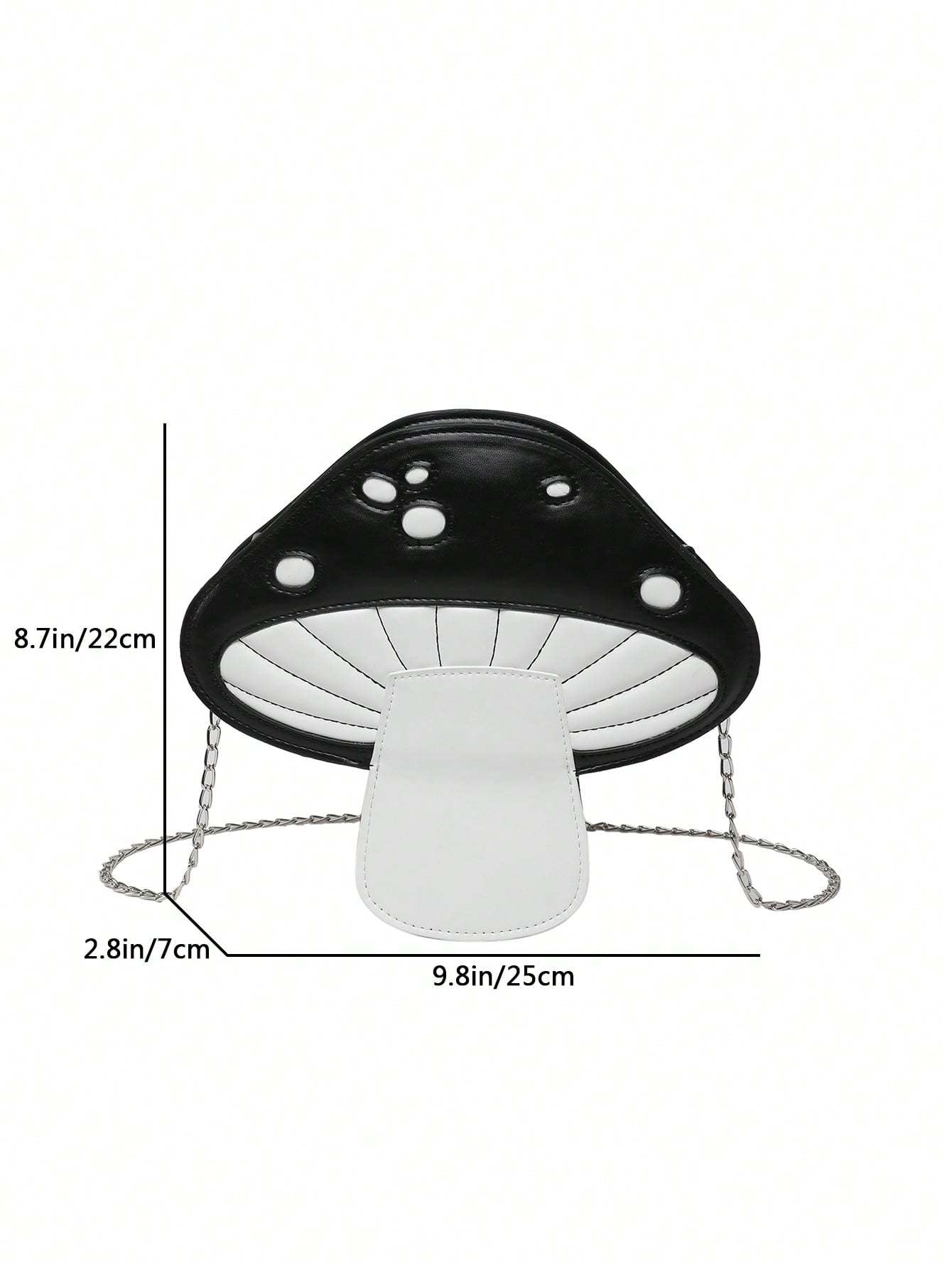 Mushroom Crossbody Chain Bag