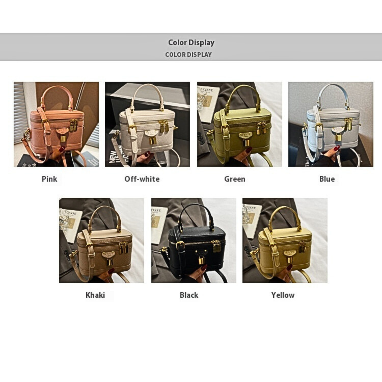 Vegan Leather Crossbody Bag