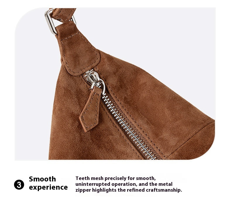 Goat Skin Suede Tote Bag