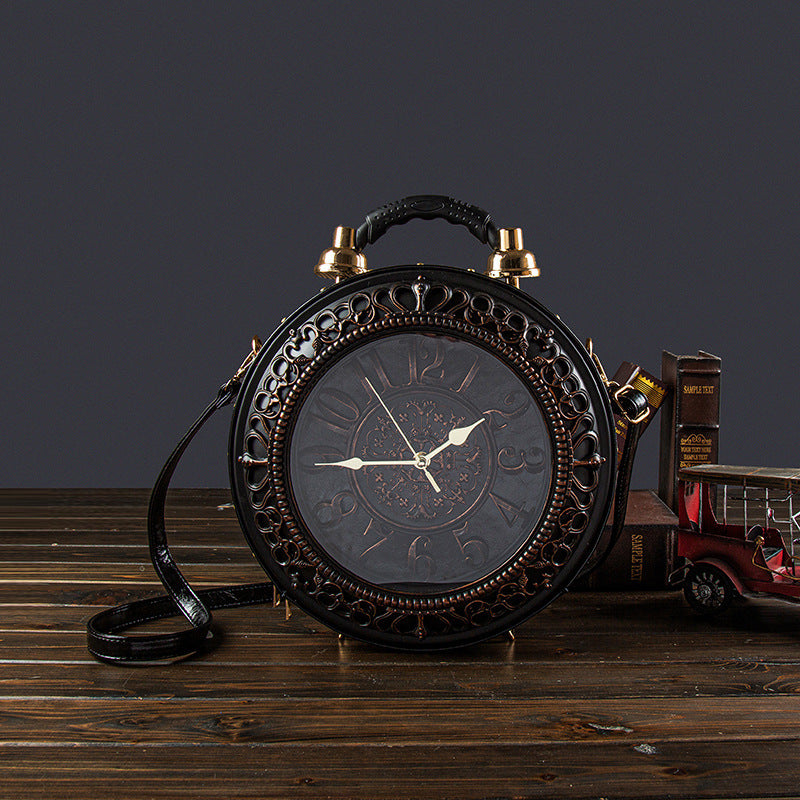 Classic Retro Clock Crossbody