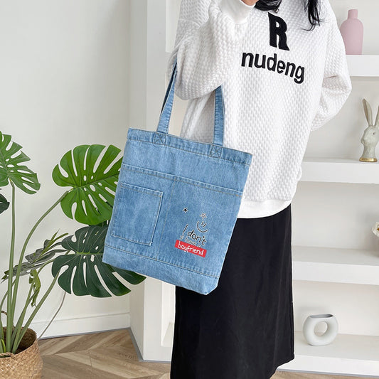 Women's Denim Tote Bag