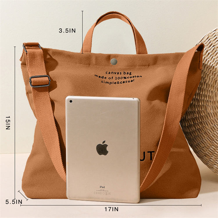 Woman Canvas Tote Bag, High-End Versatile Shoulder Bag