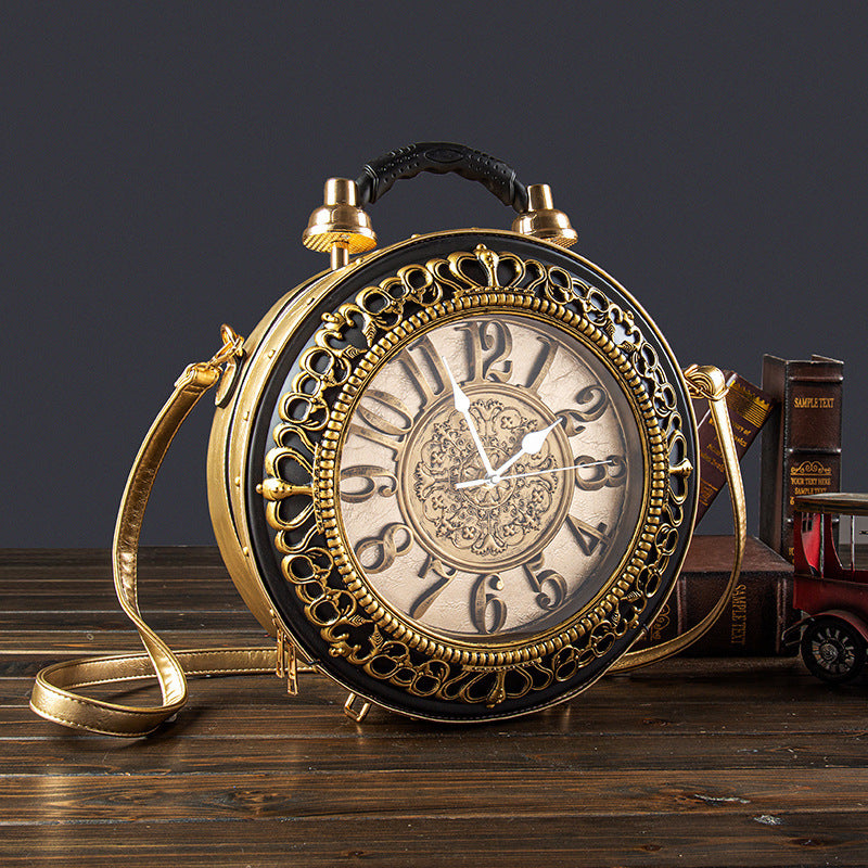 Classic Retro Clock Crossbody