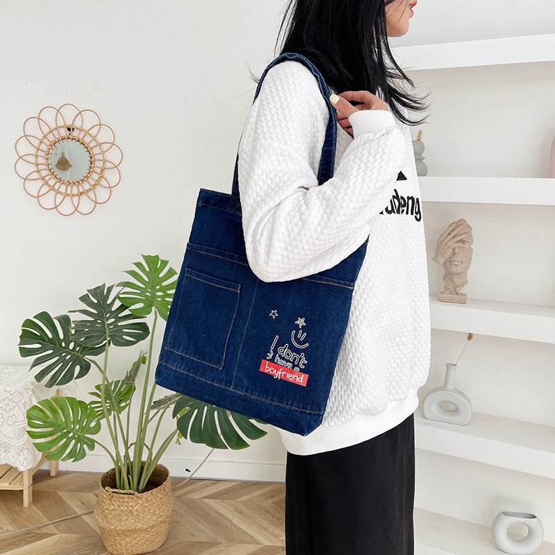 Women's Denim Tote Bag