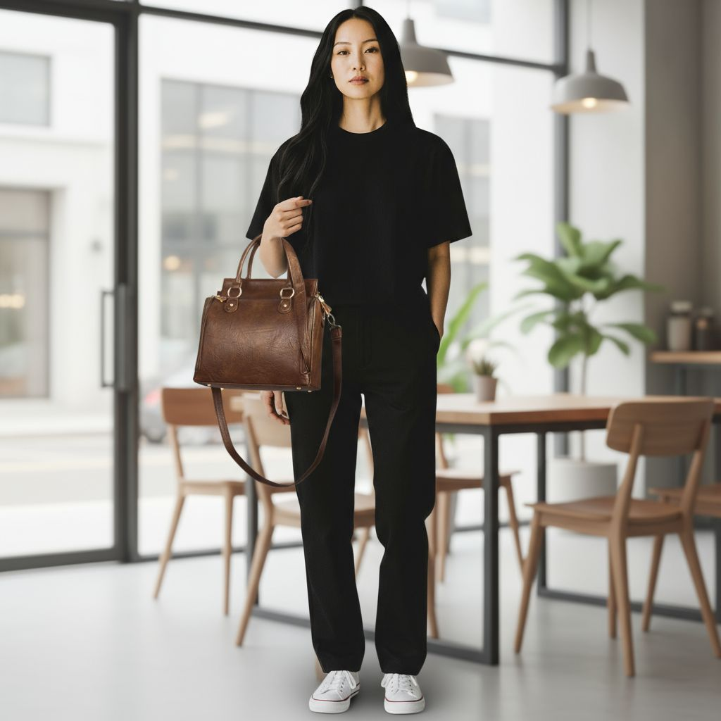 Women's Multifunctional Leather Shoulder Bag Handbag