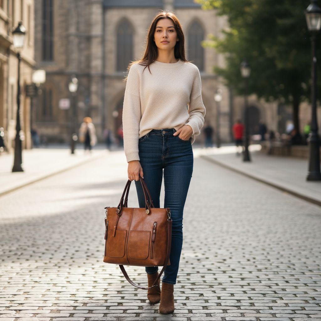 Women's Retro Tote Bag.
