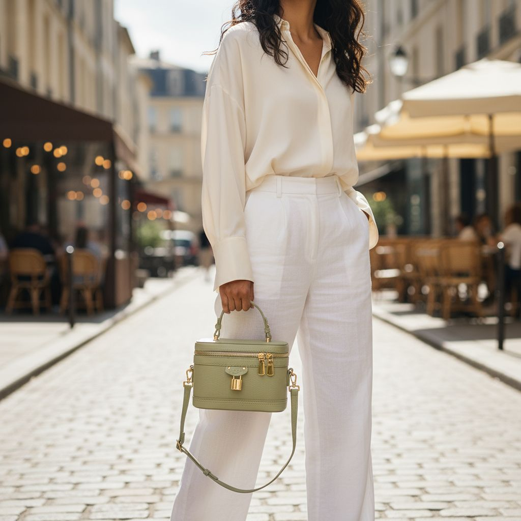 Vegan Leather Crossbody Bag