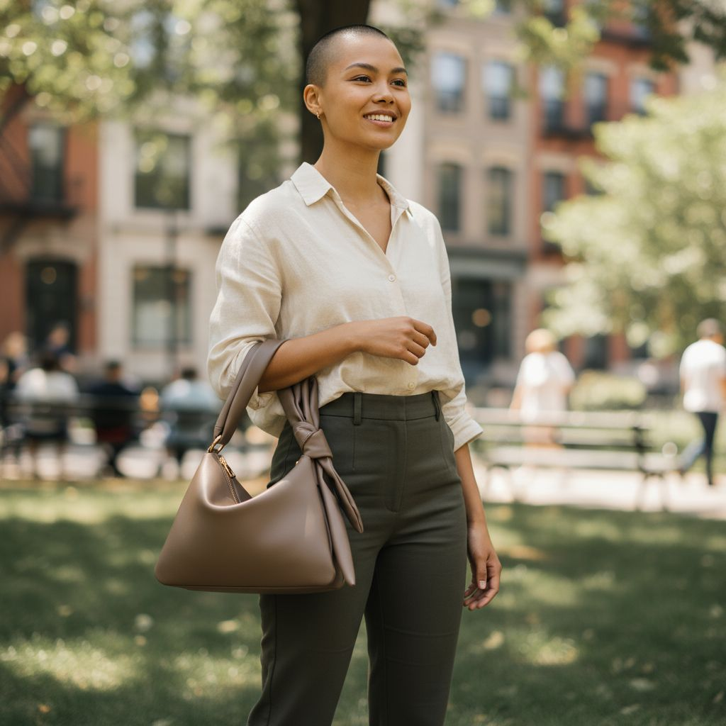 Trinity Knot Leather Purse