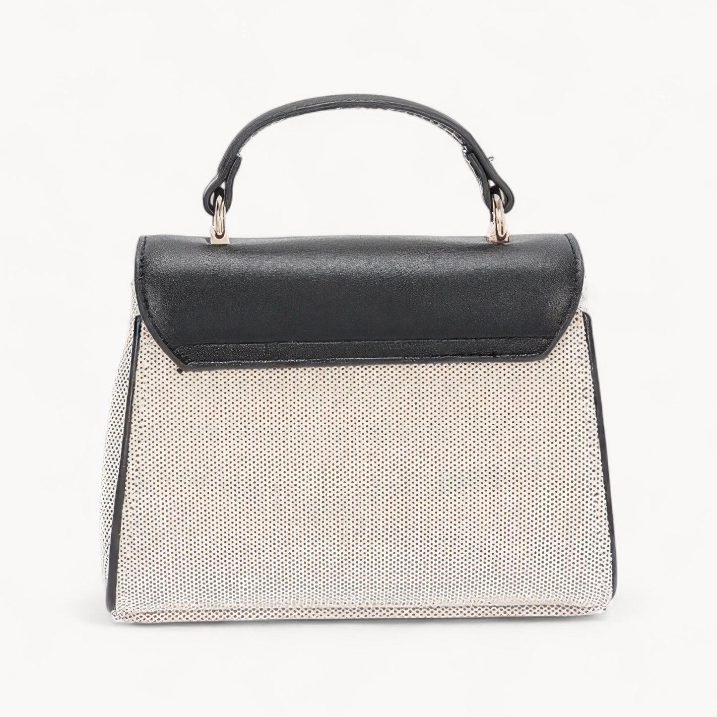 Canvas Top Handle Flap Bag