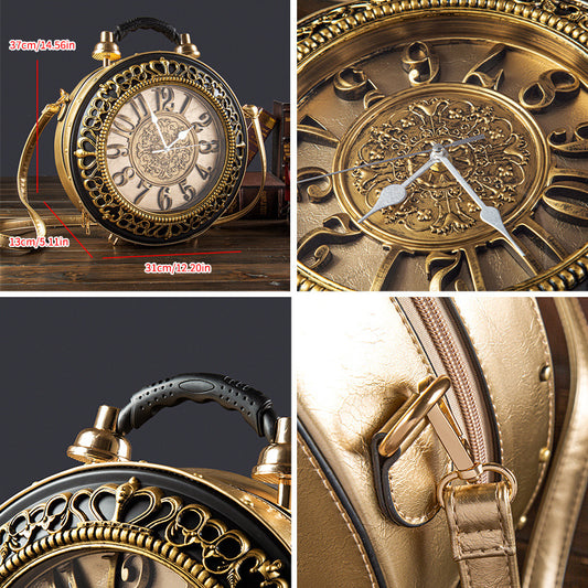 Classic Retro Clock Crossbody
