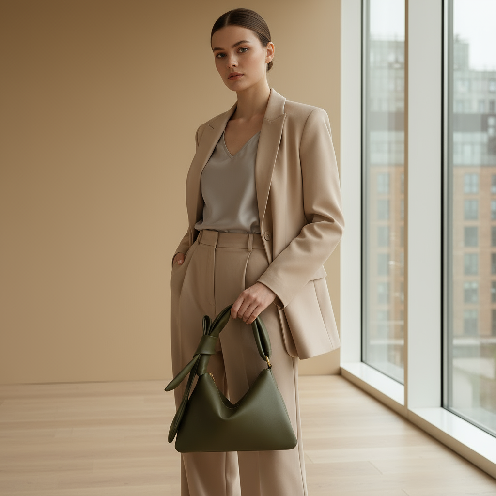 Trinity Knot Leather Purse