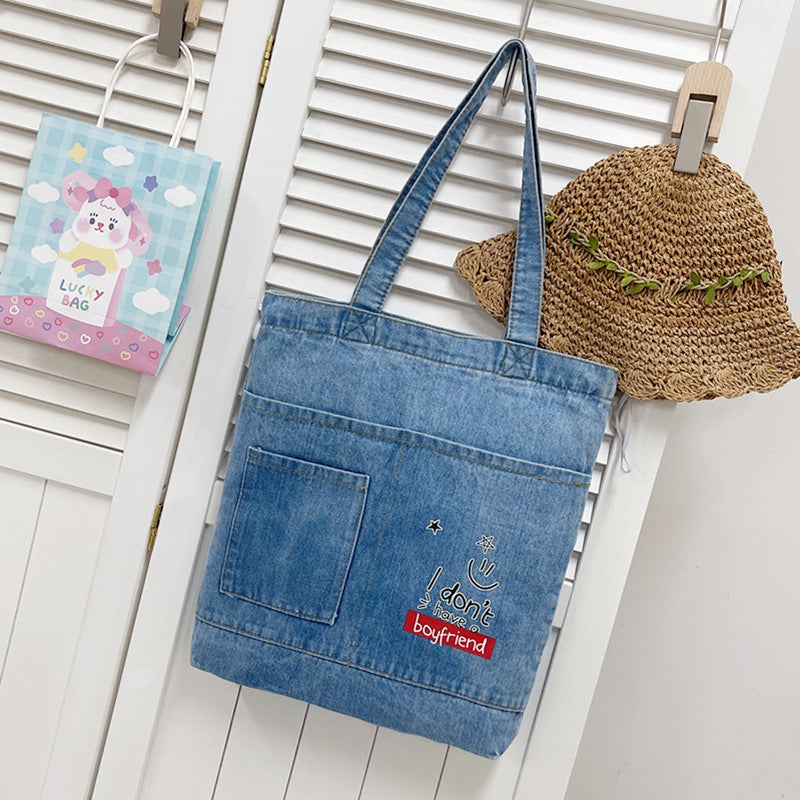 Women's Denim Tote Bag