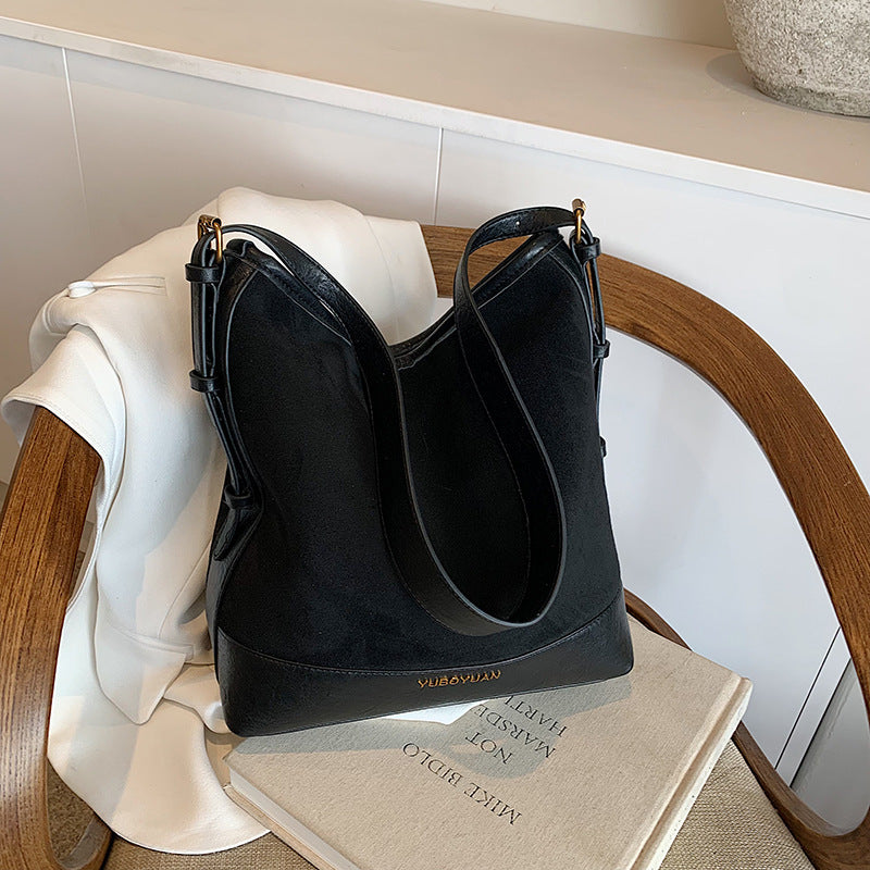 Casual Retro Suede Tote Bag