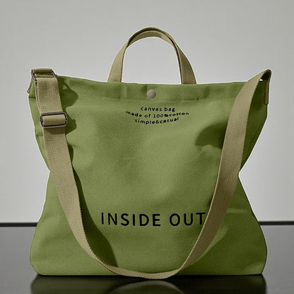 Woman Canvas Tote Bag, High-End Versatile Shoulder Bag