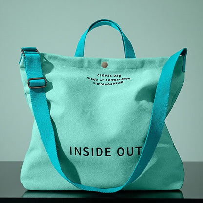 Woman Canvas Tote Bag, High-End Versatile Shoulder Bag