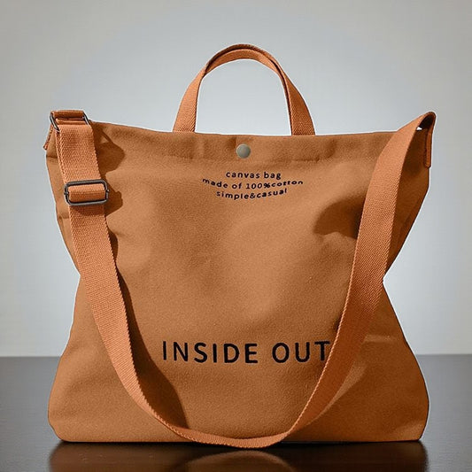 Woman Canvas Tote Bag, High-End Versatile Shoulder Bag