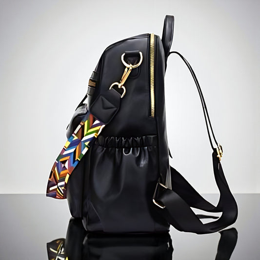 Women's PU Leather Backpack - Backpack Purse For Women