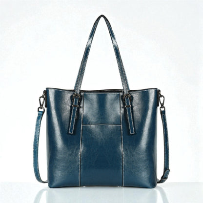 Genuine Leather Cowhide Tote Bag
