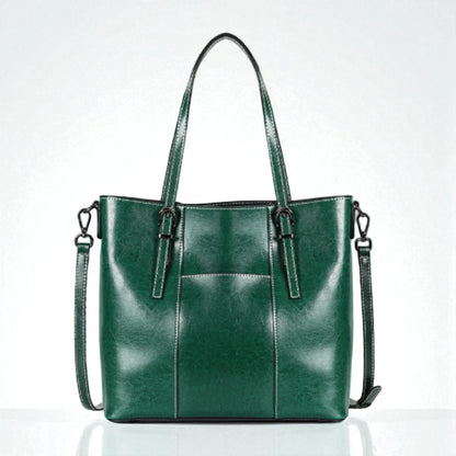 Genuine Leather Cowhide Tote Bag