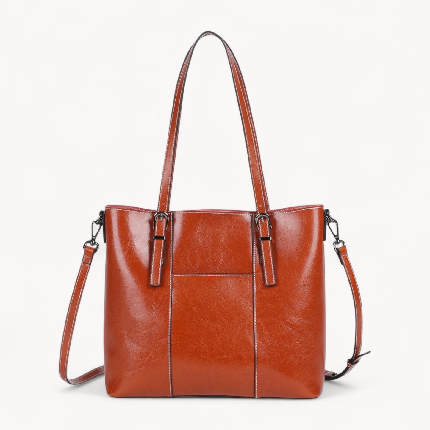 Genuine Leather Cowhide Tote Bag