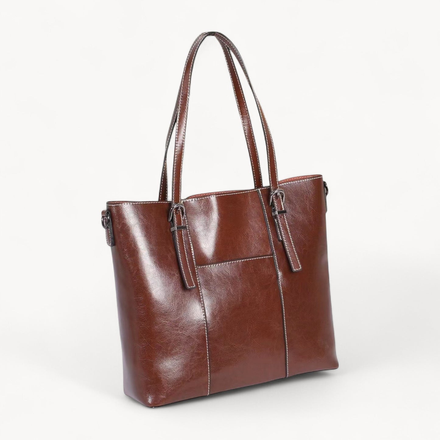 Genuine Leather Cowhide Tote Bag