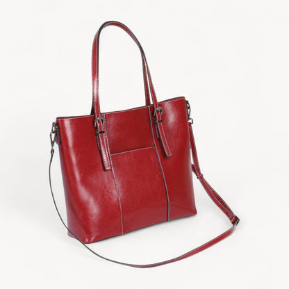 Genuine Leather Cowhide Tote Bag