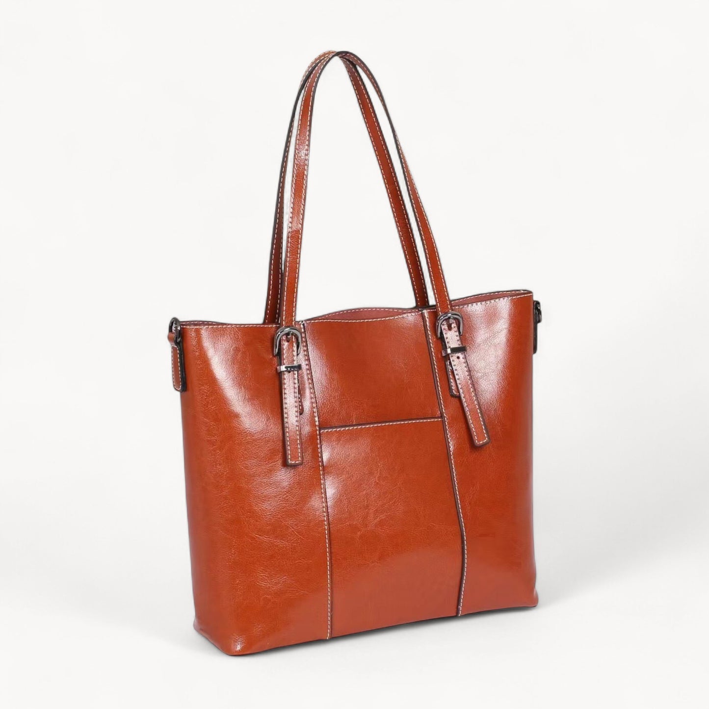 Genuine Leather Cowhide Tote Bag