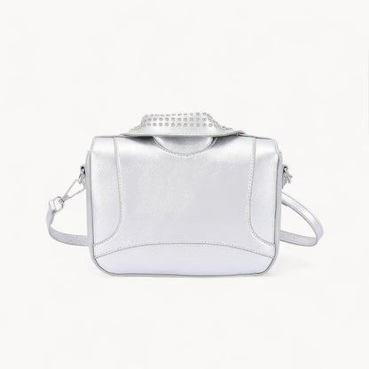 Metal Studded Jacket Crossbody