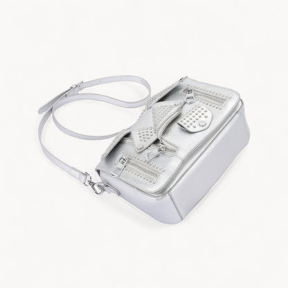 Metal Studded Jacket Crossbody