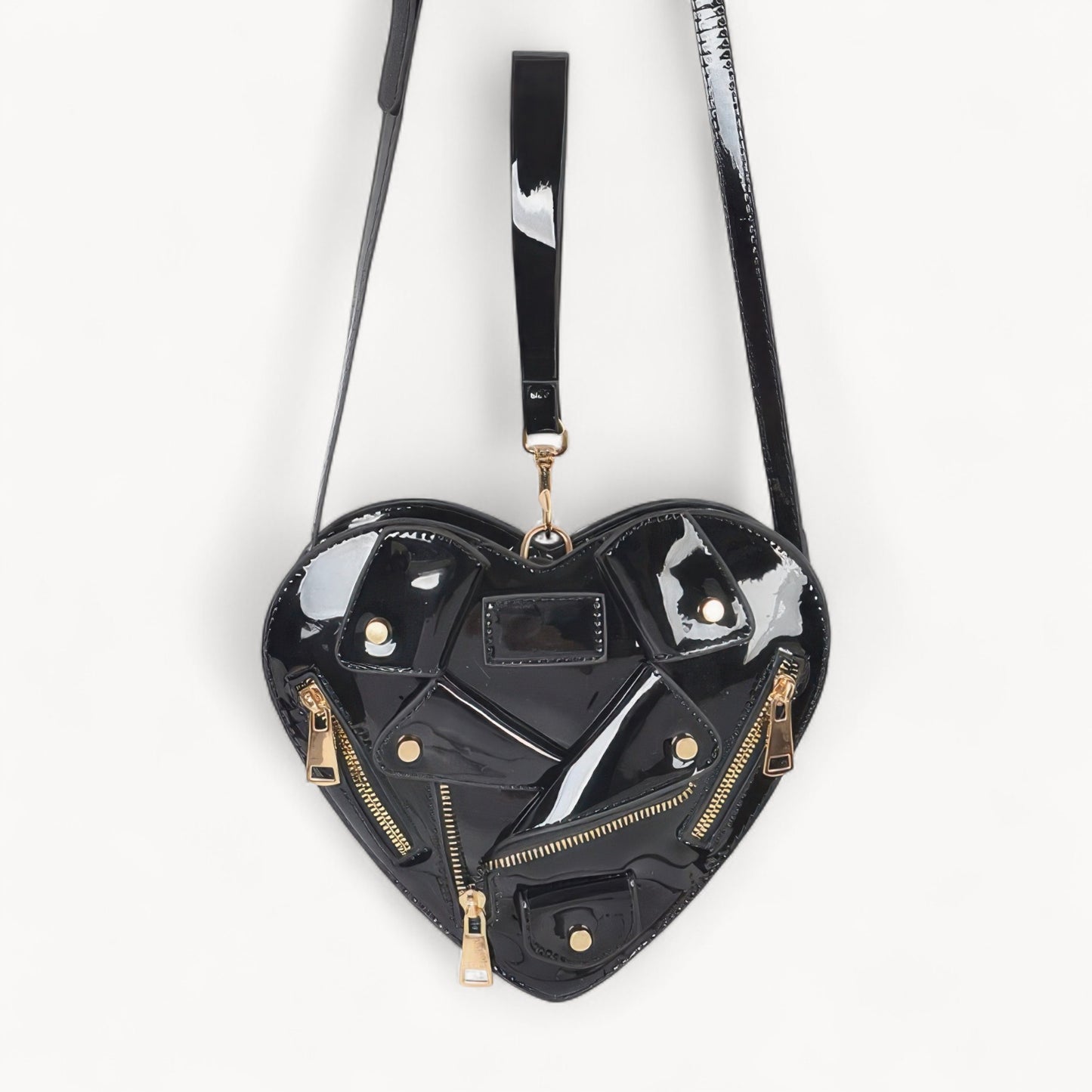 Heart Shape Jacket Crossbody Bag