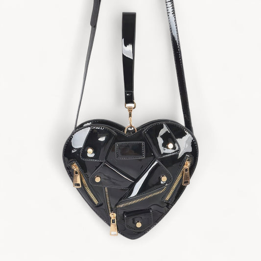 Heart Shape Jacket Crossbody Bag