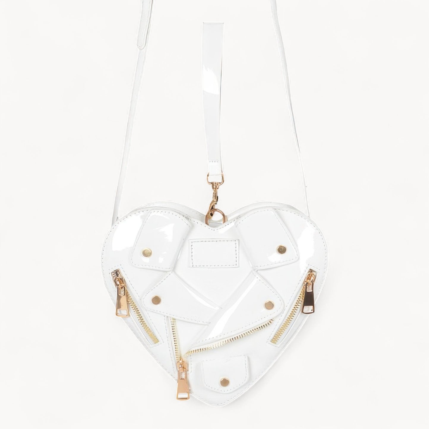 Heart Shape Jacket Crossbody Bag