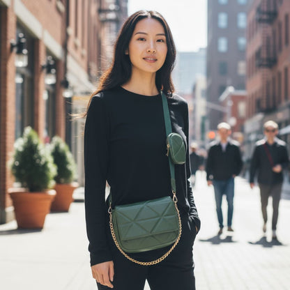 The Emery Quilted Crossbody