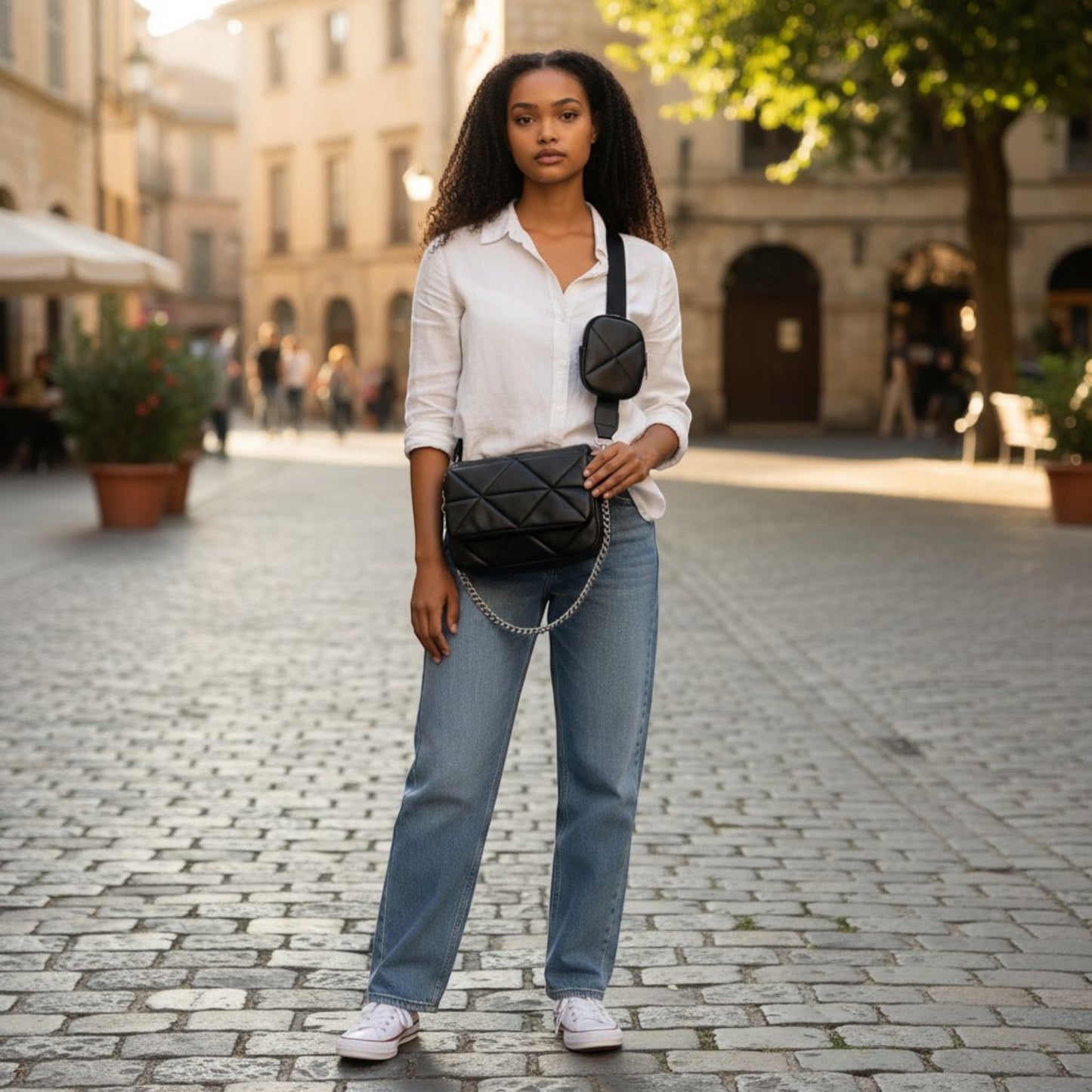 The Emery Quilted Crossbody