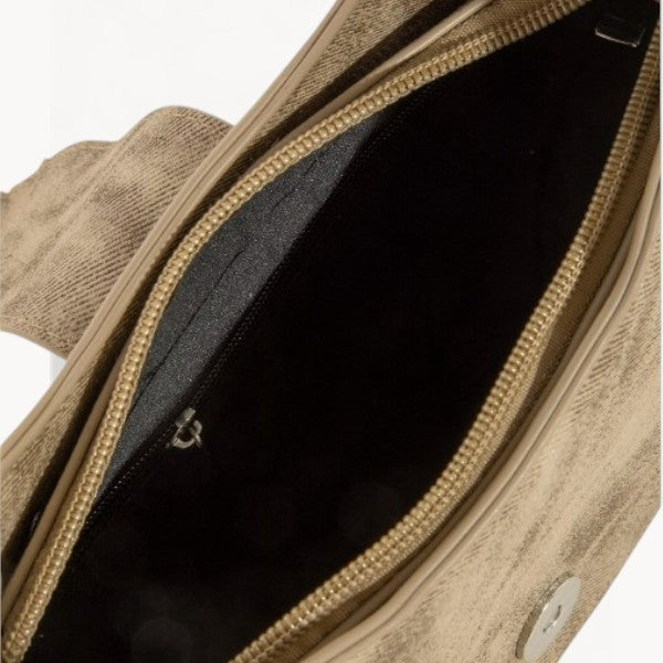 Buckle Detail Hobo Shoulder Bag