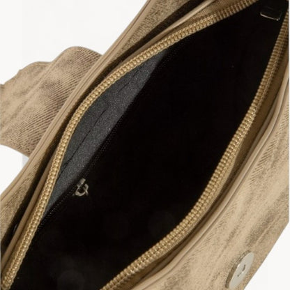 Buckle Detail Hobo Shoulder Bag